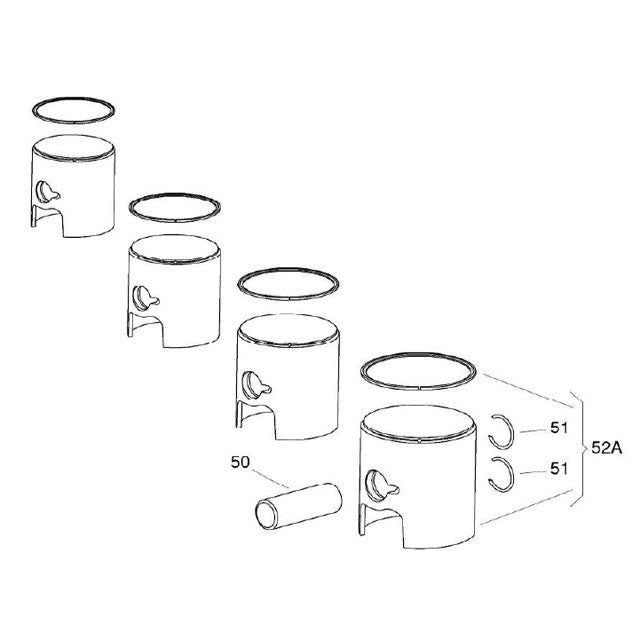 Iame X30 circlip piston