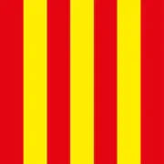 Röd/Gul flagga 80x80CM