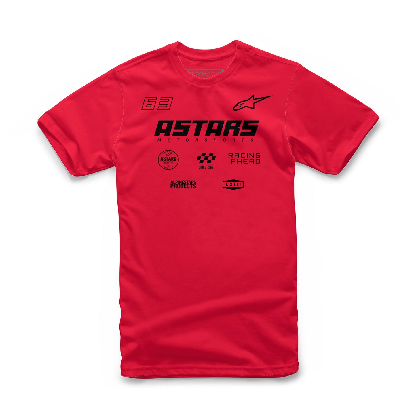 Alpinestars Multi race tee 63 T-shirt red/black