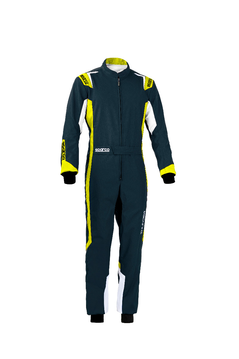 Sparco thunder overall gray/yellow