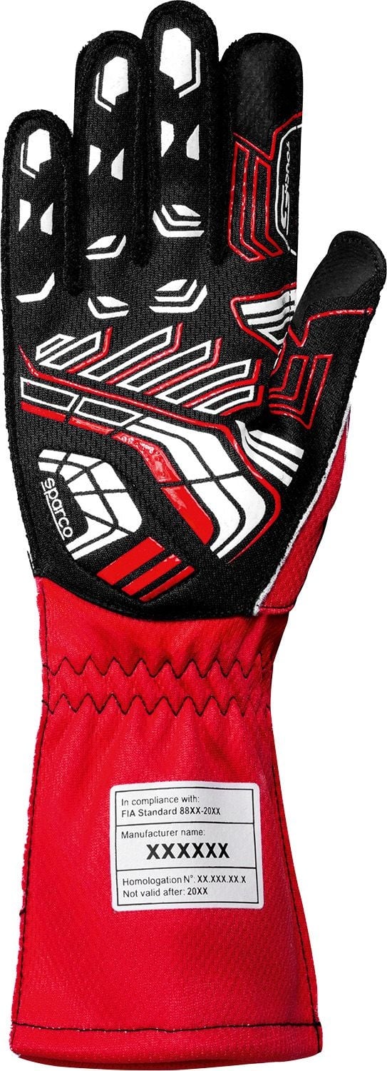 Sparco K -Arrow+ (FIA 8877-2022) kart gloves Red / Black