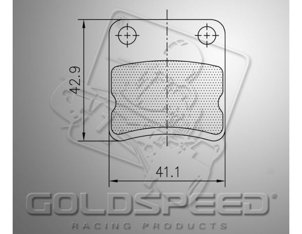 Goldspeed brake pad set Parolin mini / falcon / KR