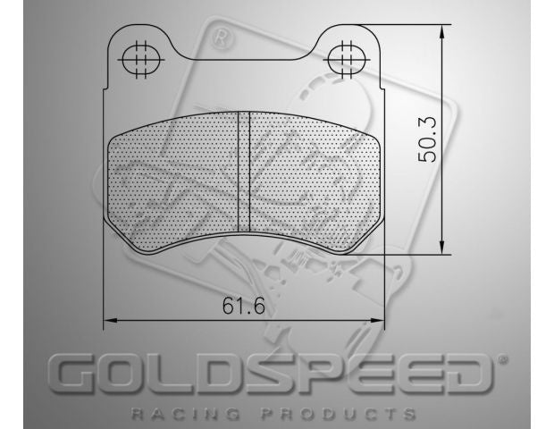 Goldspeed brake pad set PCR / K4A type
