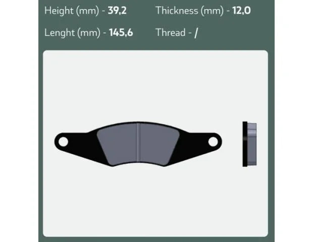 Goldspeed remblok setti RIMO TYPE PETROL TAKANA (VUOKRAUSYHDISTE)