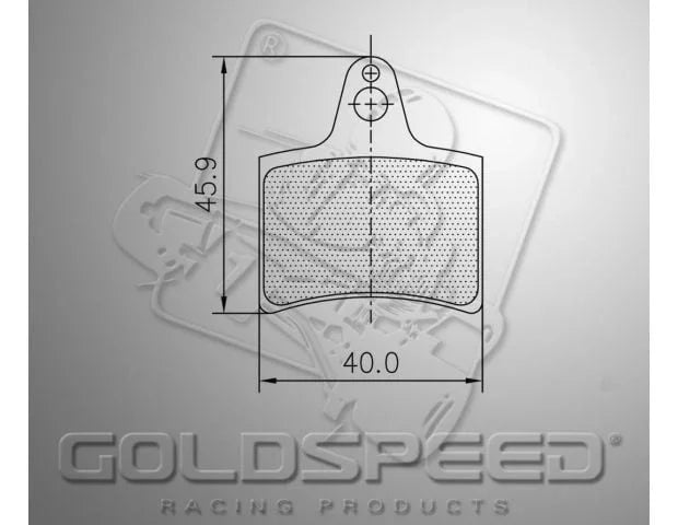 Goldspeed fékbetét szett Haase Runner típus tá