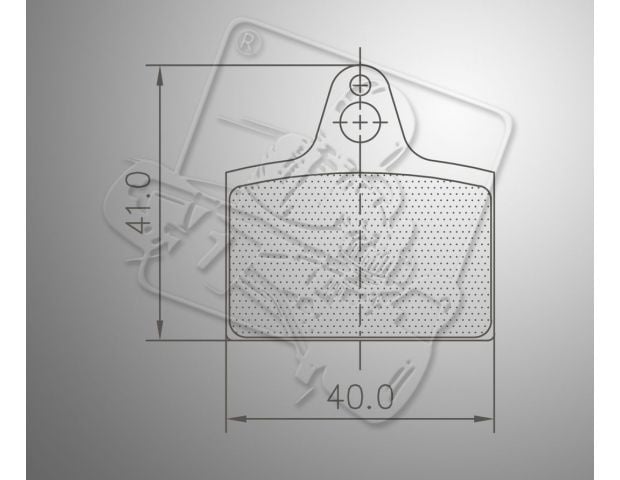 Goldspeed brake pad set Type Haase Runner for