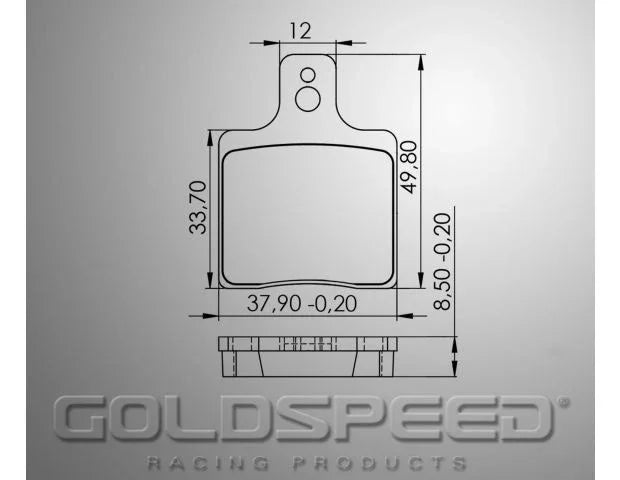Goldspeed remblokksett CRG 2000 UP-MADDOX-GILLARD TYPE FR