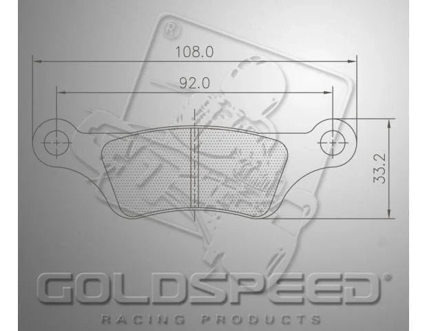 Goldspeed remblockset RM1 KART-MAGURA ELECTRO RIMO KART TYPE