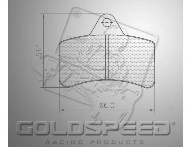 Goldspeed remblokksett TOP KART TYPE BAK