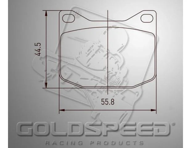 Goldspeed remblokksett K-KART-MARANELLO-MS TYPE BAK