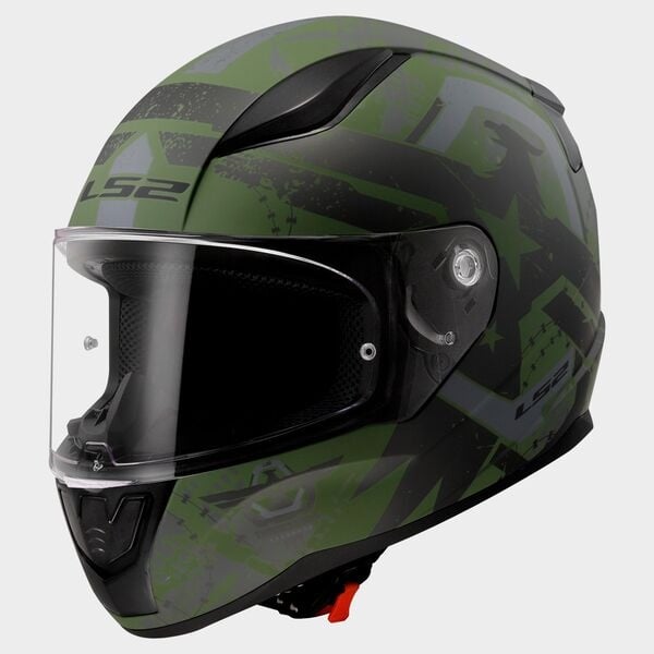 LS2 FF353 Rapid II Thunder Birds Matt Military green