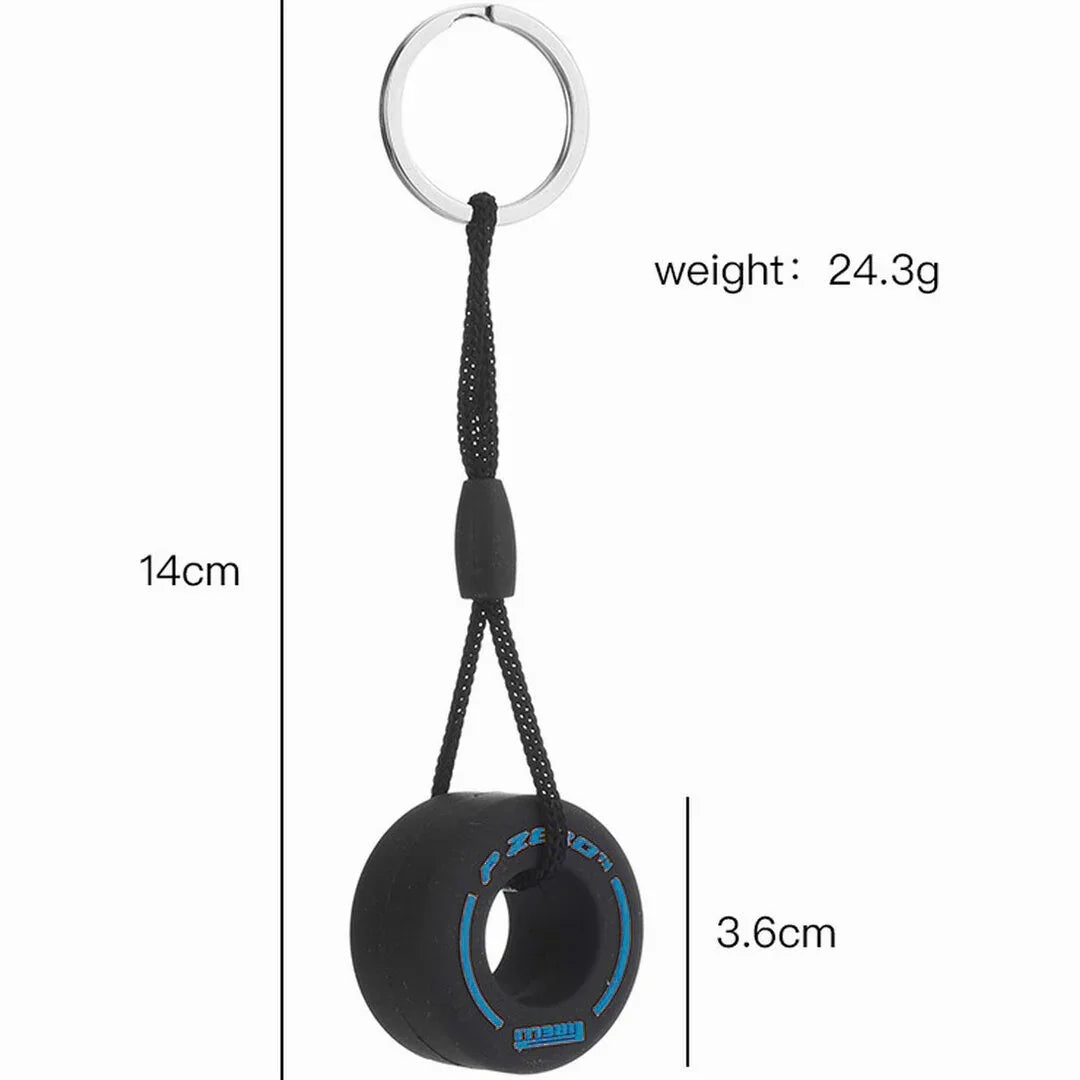 Formel 1 Reenpneu Schlësselanhänger | Blo | Pirelli | P Zero | Schlësselanhänger | F1