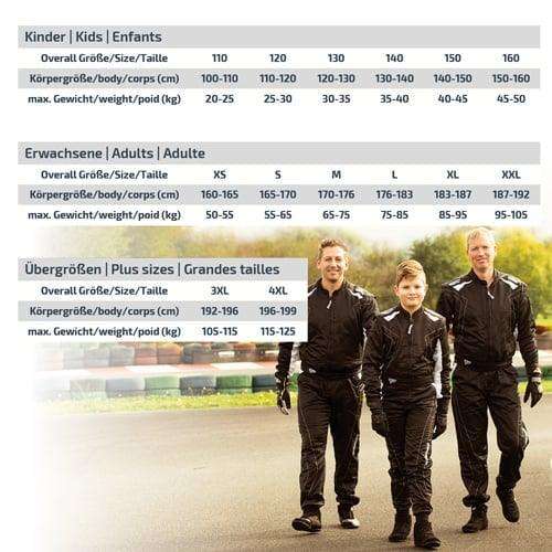 Speed hobby overall Daytona HS-1 zwart 2.0 - KartKings