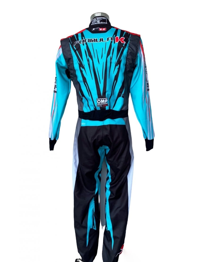 OMP Formula K racing team overalls