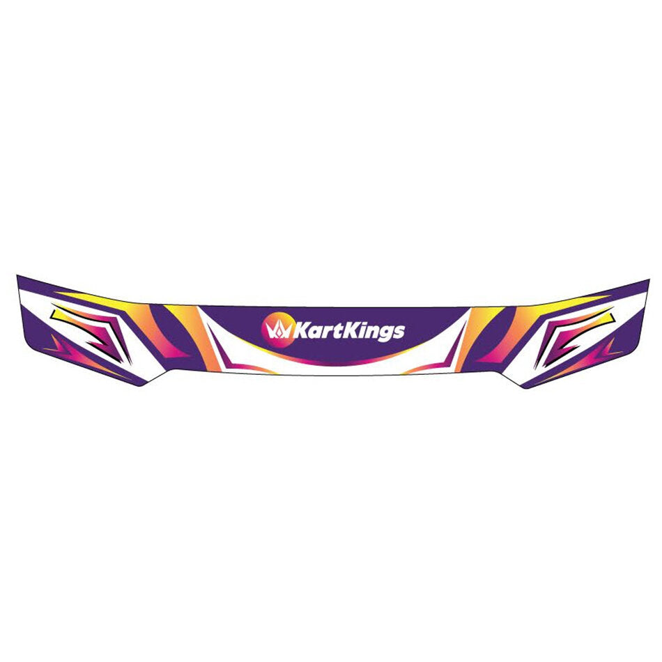KartKings visor sticker - Arai