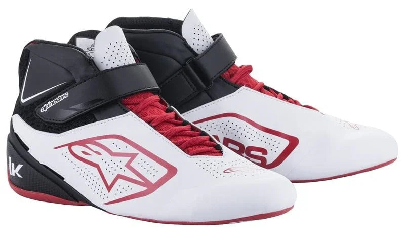 Alpinestars Tech 1 K V2 shoes wit/zwart/rood - KartKings