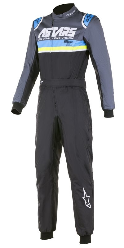 Alpinestars KMX-9 v2 Graphic 4 Black/Blue/Fluorescent Yellow