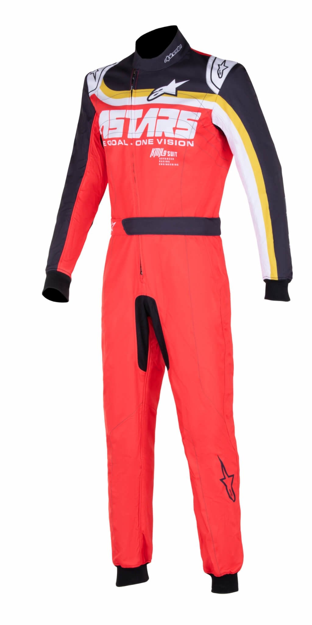 Alpinestars KMX-9 v2 Graphic 2 Red / black / brass brown