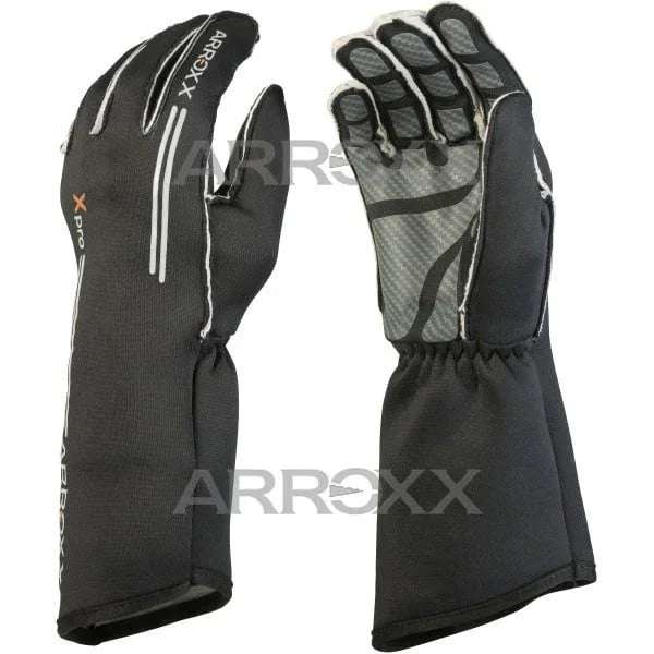 Arroxx Xpro handschoenen monocolour zwart - KartKings