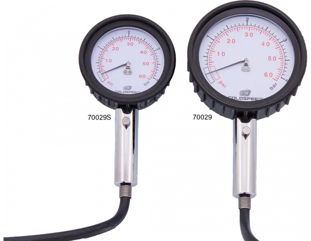 Goldspeed tire pressure gauge large 0-4 bar