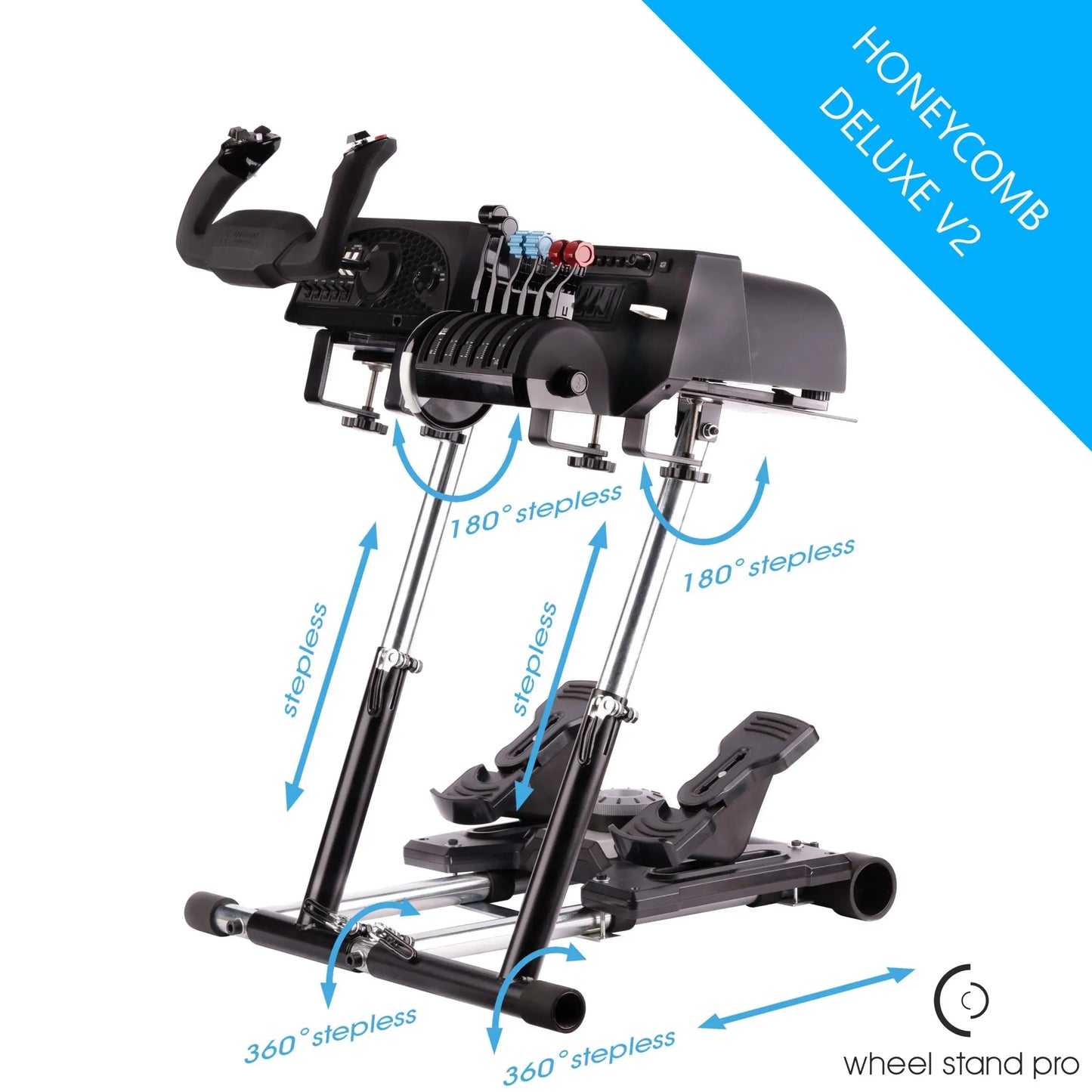 Wheel Stand Pro For Honeycomb Yoke and Throttle - Deluxe V2