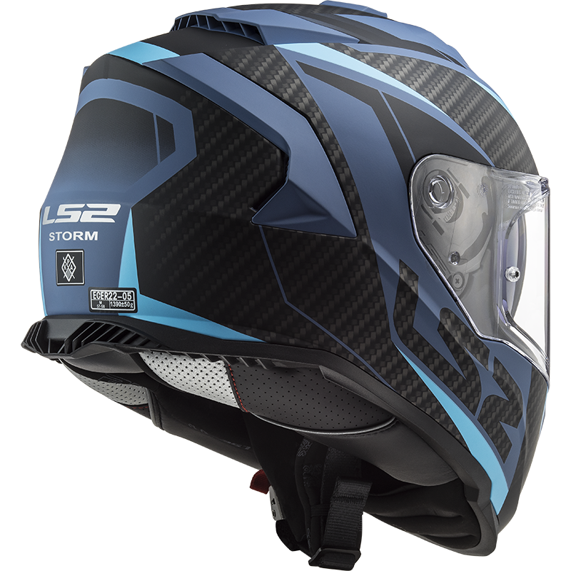 LS2 FF800 Storm II racer Matt blue