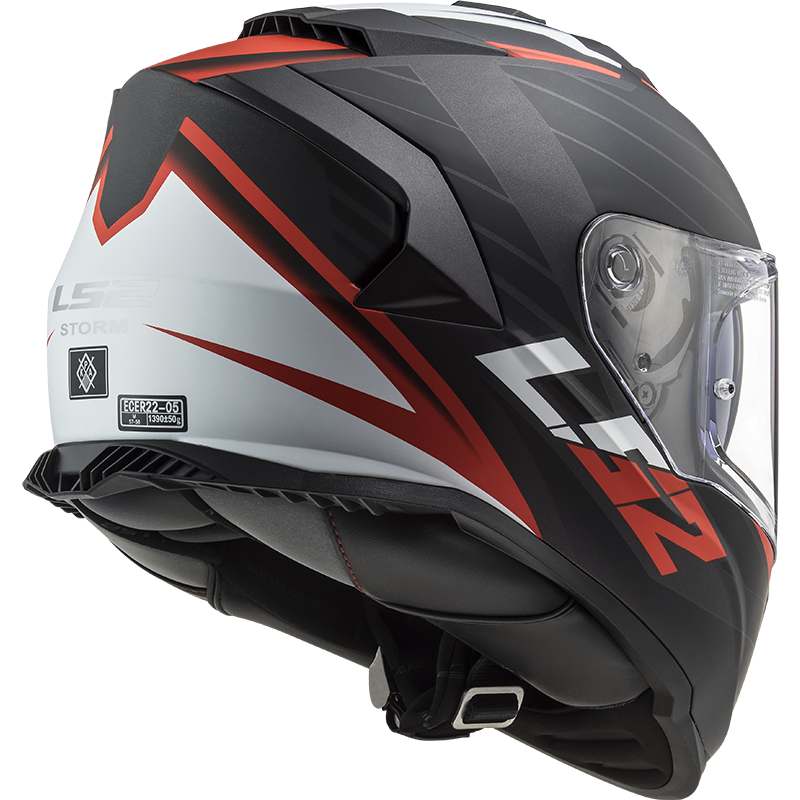 LS2 FF800 Strom II Nerve - Matte black red