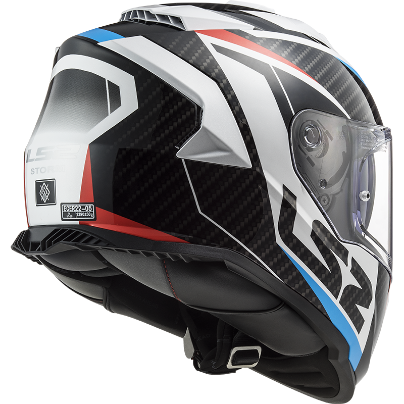 LS2 FF800 Storm II racer gloss blue/red/white
