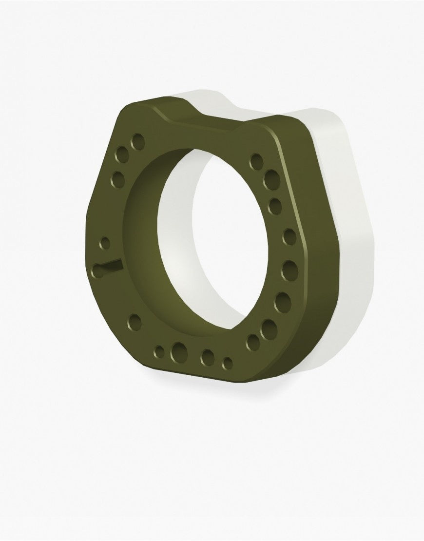 IPK rear axle bearing holder titan color 40/50MM