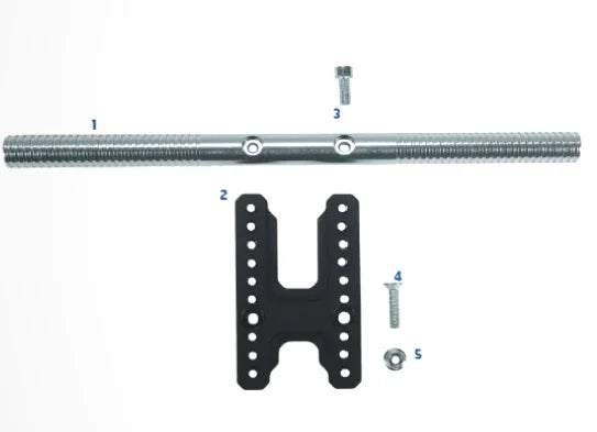 LenzoKart Hælstøttesett komplett