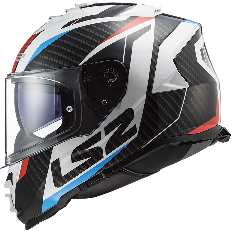 LS2 FF800 Storm II racer gloss blue/red/white