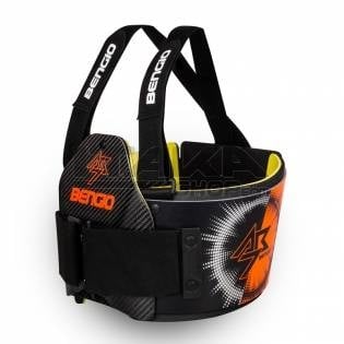 Bengio AB7 rib protector FIA 8870-2018 approval Fluorescent orange