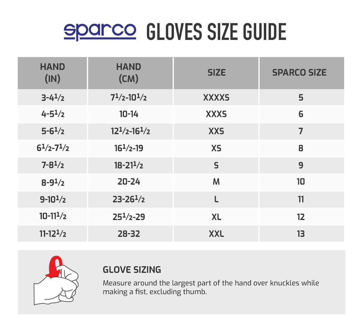 Sparco K-attack kart gloves black/gray