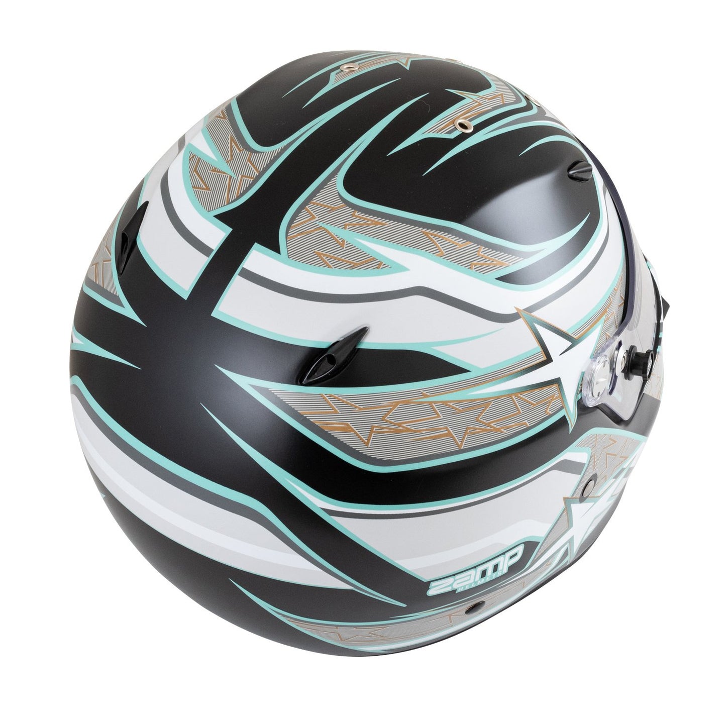 Zamp ZR-72 Matt black/grey/blue (FIA-8859/SNEL 2020)