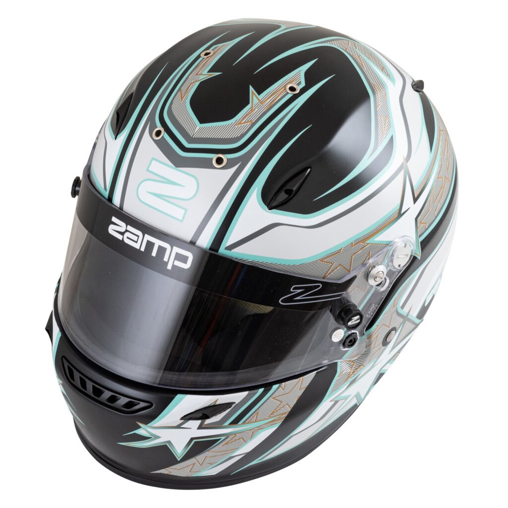 Zamp ZR-72 Matt black/grey/blue (FIA-8859/SNEL 2020)