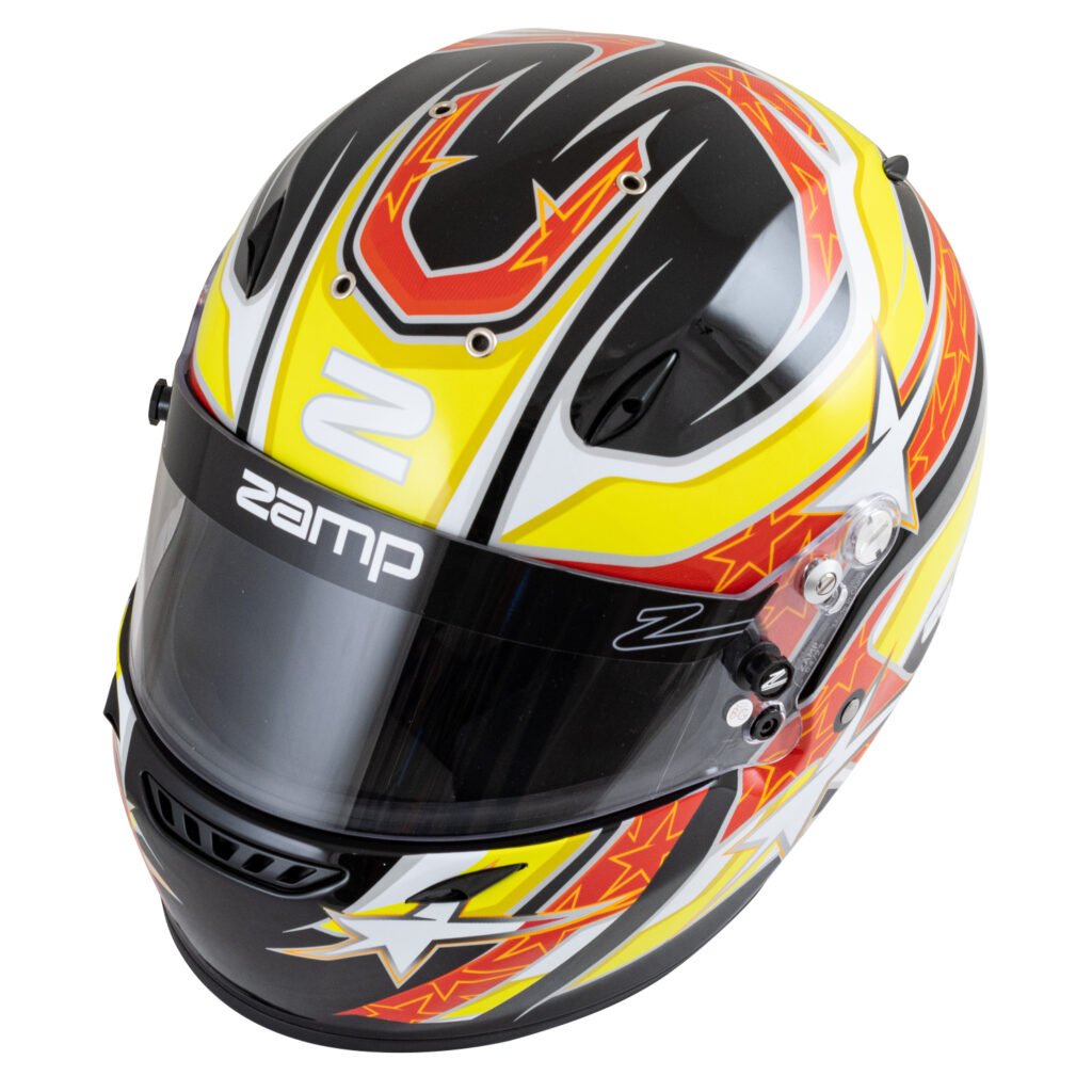 Zamp ZR-72 Black/Red/Orange (FIA-8859 / SNEL 2020)