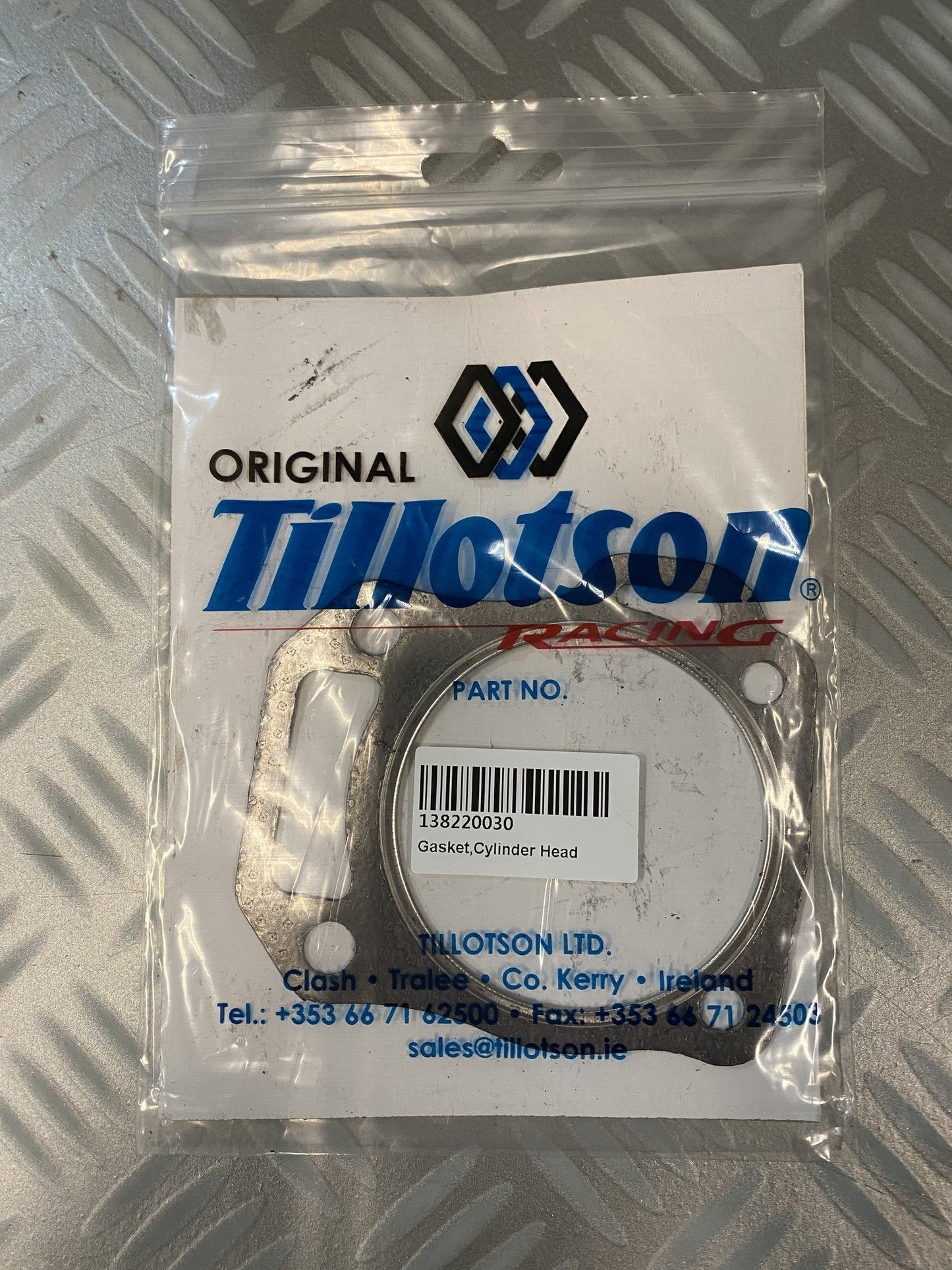 Tillotson 225RS cylinder head gasket
