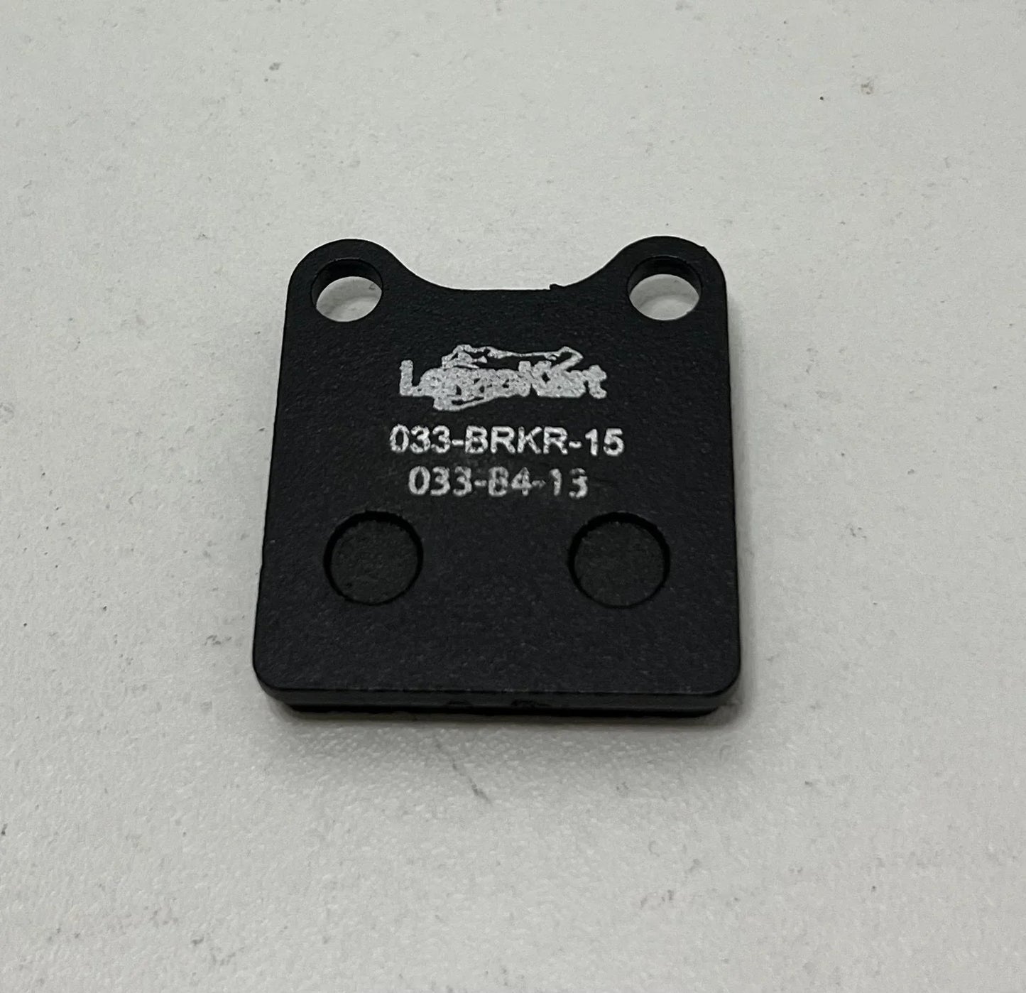 LenzoKart mini rear / KZ front brake pad hard black LKF13