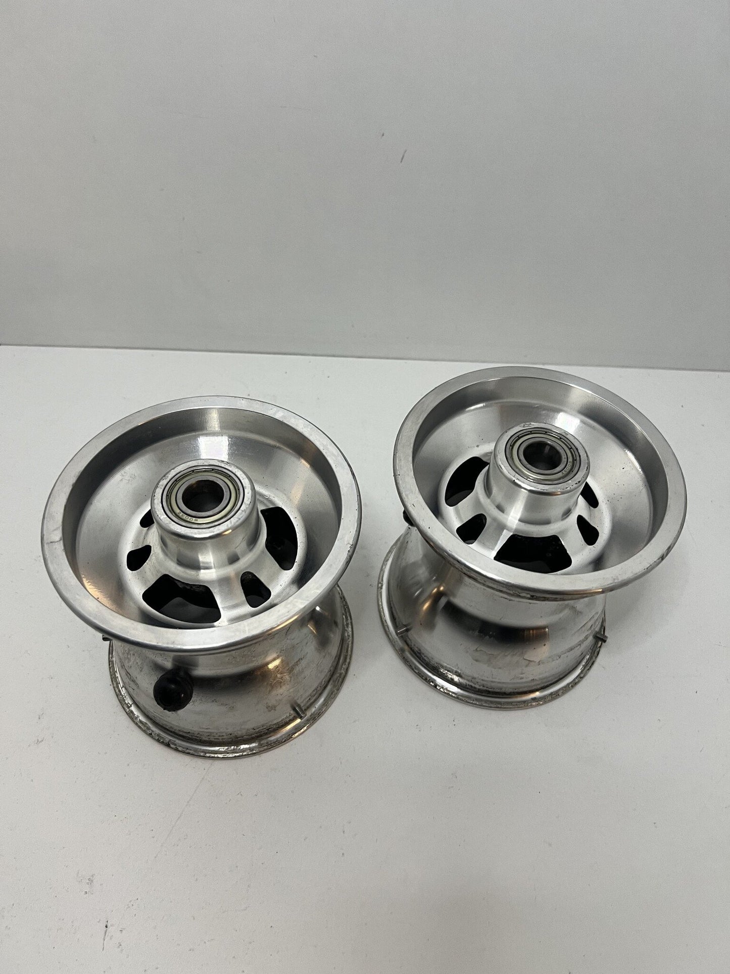 Used DWT Douglas aluminum front rims with 17mm bearings