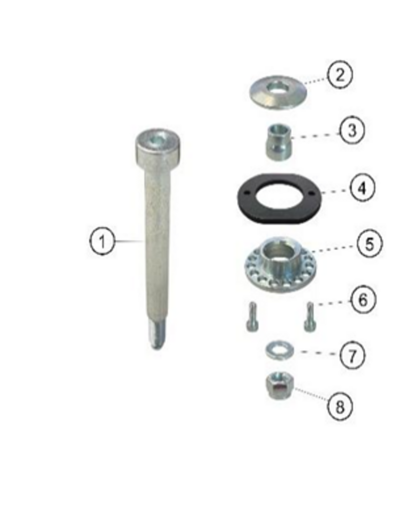 IPK axle eccentric 10mm 2 degrees