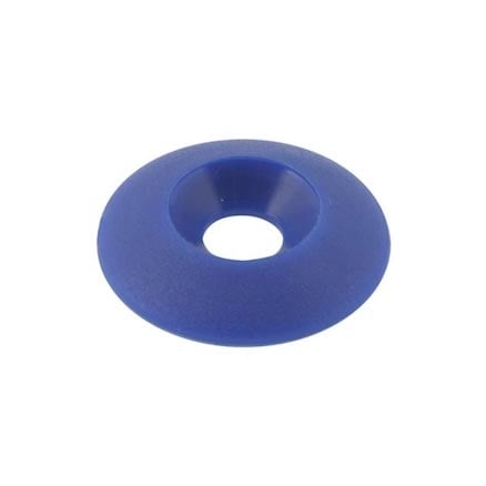 Plastic countersunk ring M8 Blue