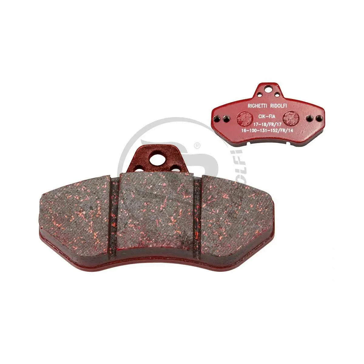 RR Brake pad set red type 220