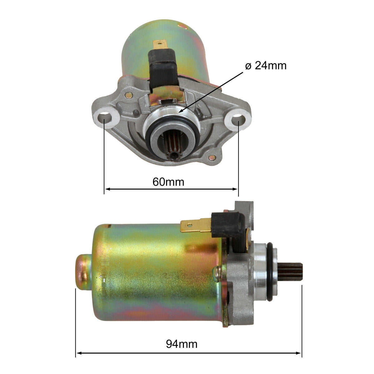 RR Starter motor universal mini kart