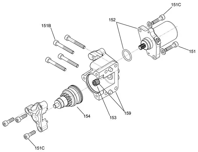 Iame 60CC startmotorstøtte