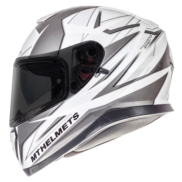 MT helmets Thunder 3 white/silver