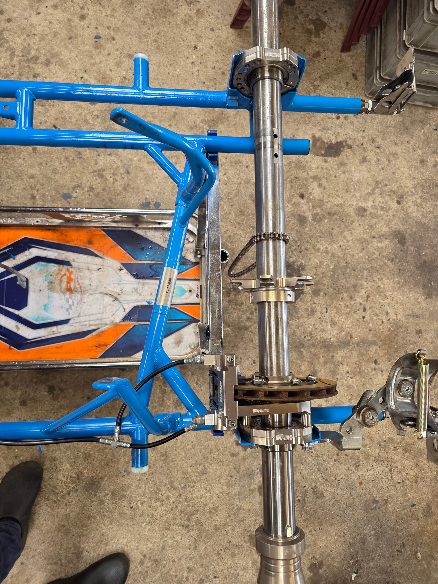 Used Tillotson T4 rolling frame