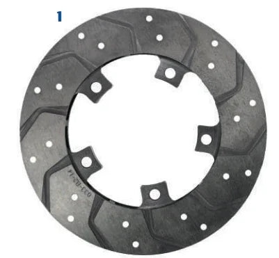 LenzoKart Bromsskiva LKF14 bromssystem 180x17 MM