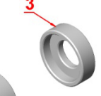 Intrepid fusee ring stop 25MM