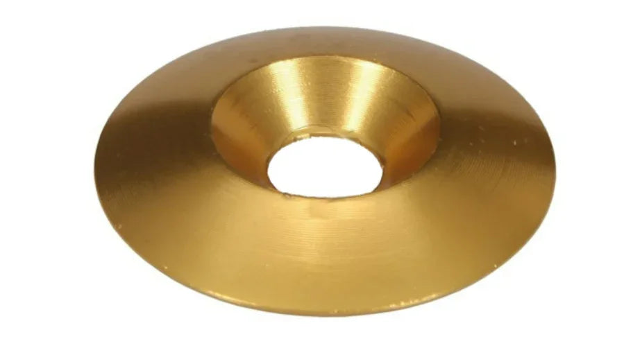 Aluminijast ugreznjen obroč M8 x 34 MM zlate barve