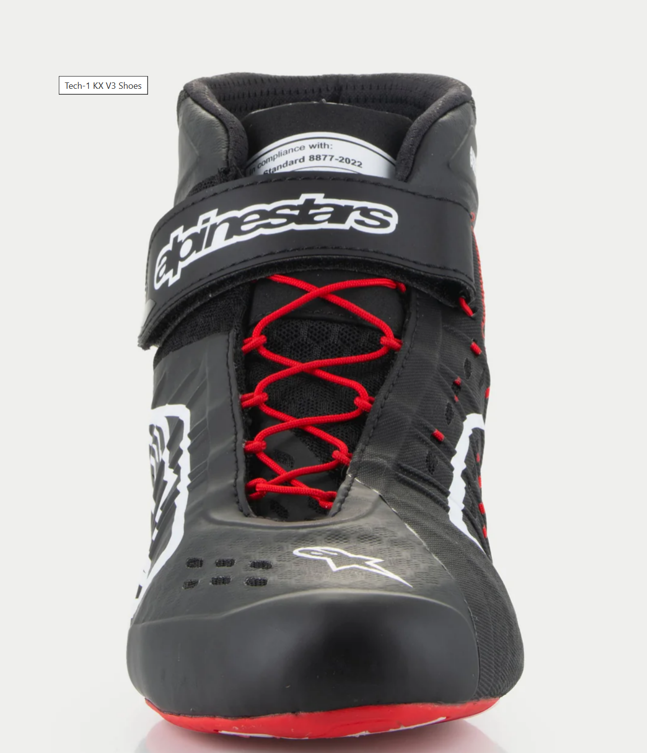 Alpinestars KX V3 Fia approved kart shoes Black
